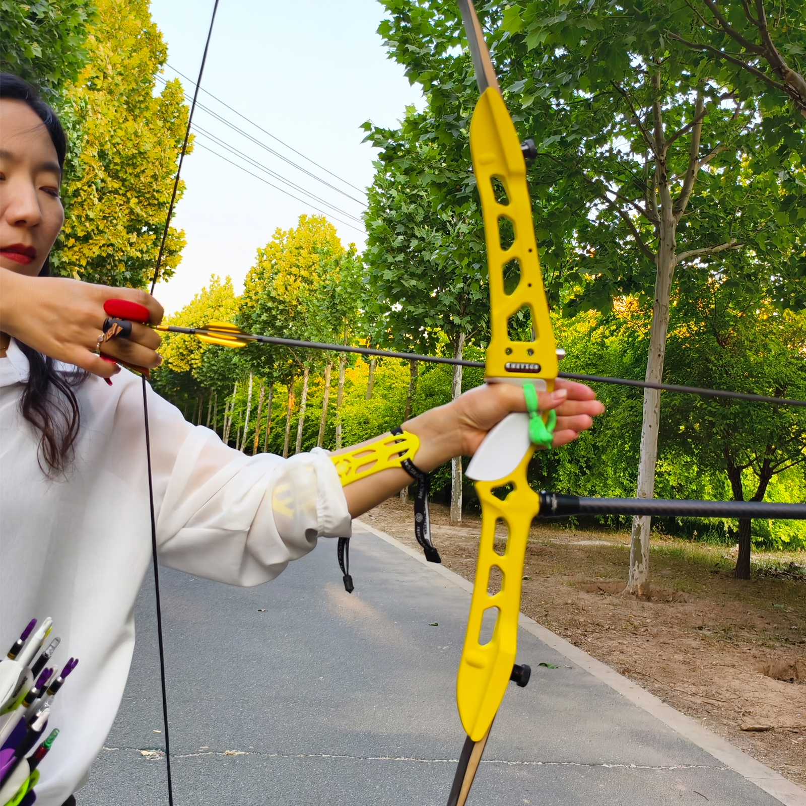 🎯AMEYXGS Archery Competion ILF  Recurve Bow Outdoor Target Practice