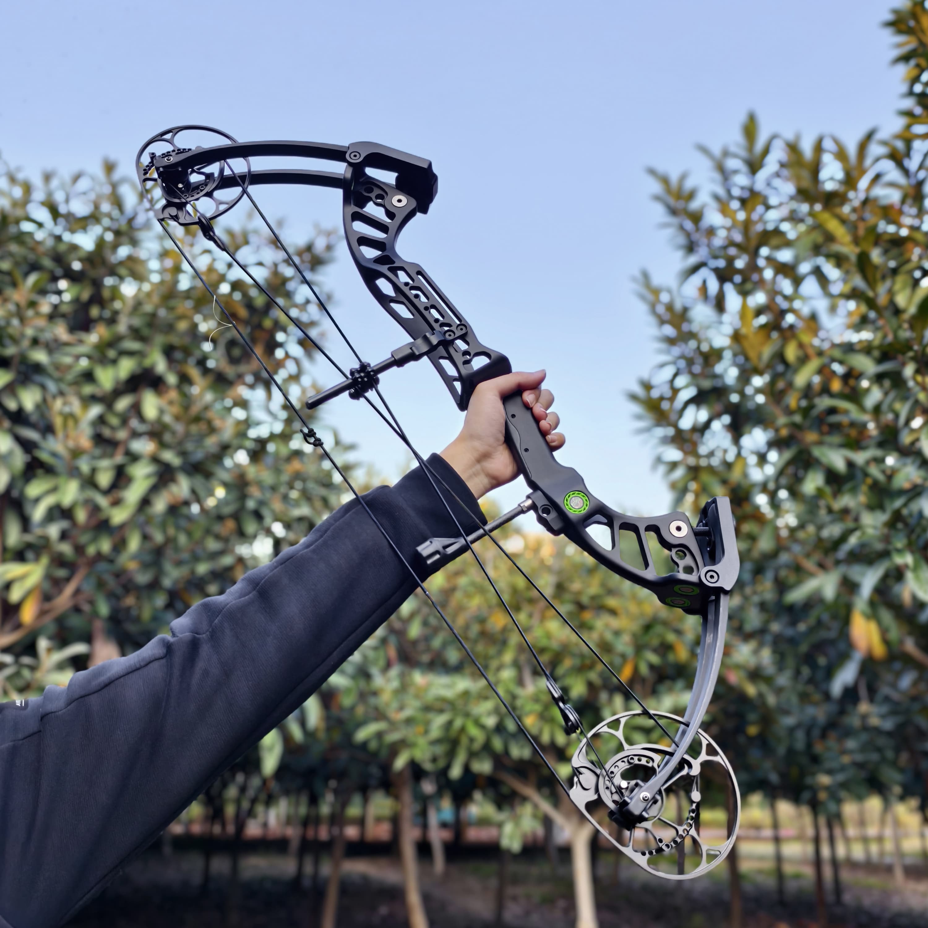 AMEYXGS Archery Red Compound Bow Arrow & Bag 40-75lbs