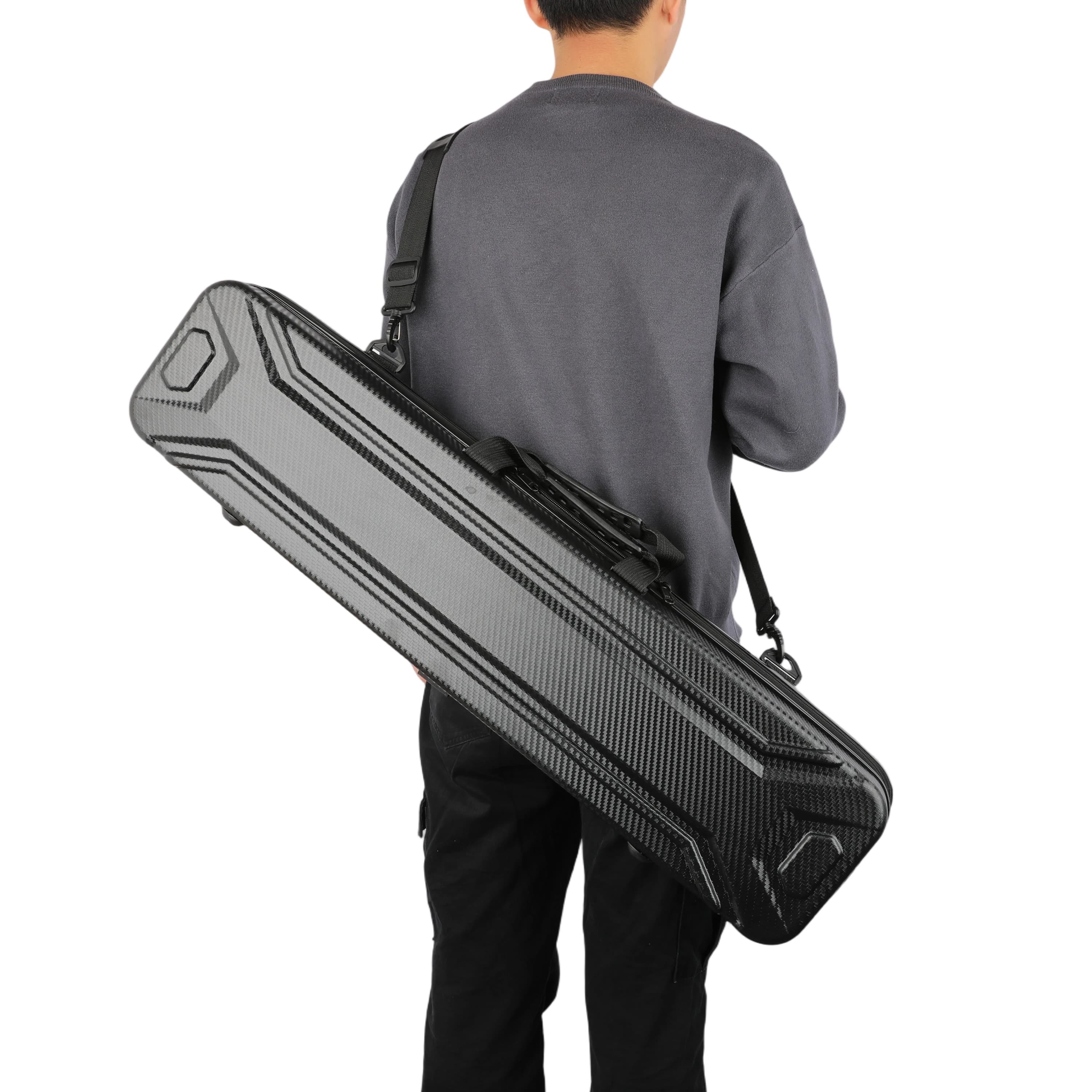 AMEYXGS Archery Takedown Recurve Case  ABS Bow Case