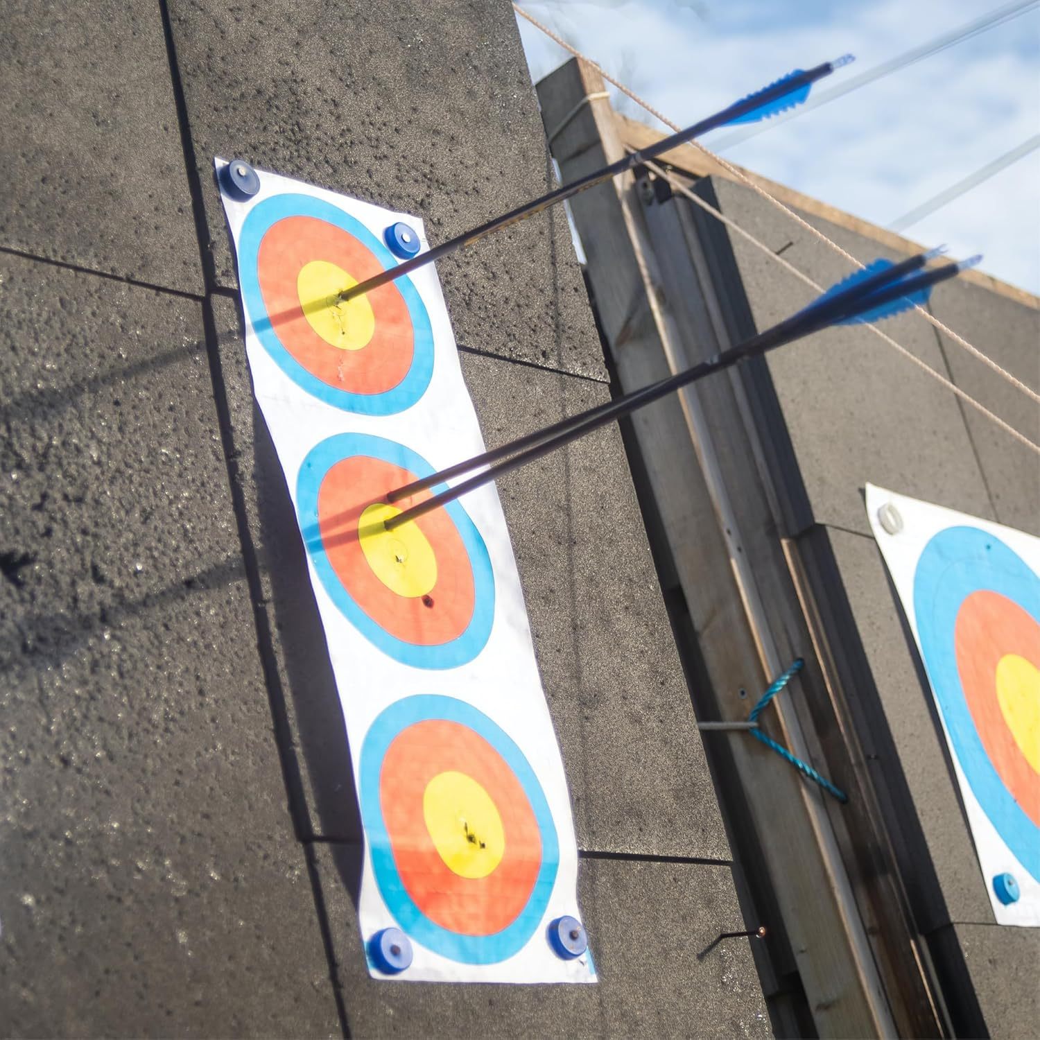 Archery Target Paper Practice 3 Spot Targets for recurve bow