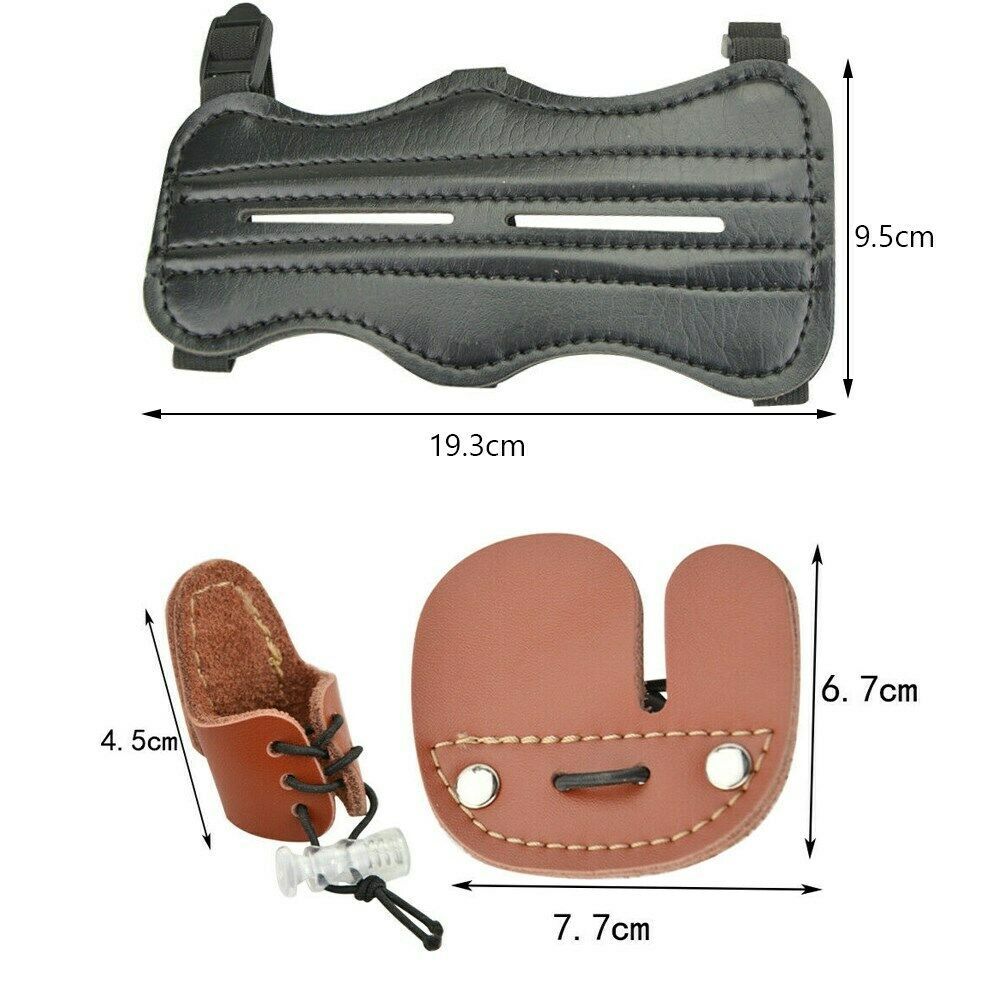🎯Archery Arm Guard Finger Tab Glove Protector Gear Kit-AMEYXGS Archery