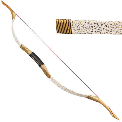 🎯25-55lbs Traditional Recurve Bow Longbow Mongolian Horse-AMEYXGS Archery