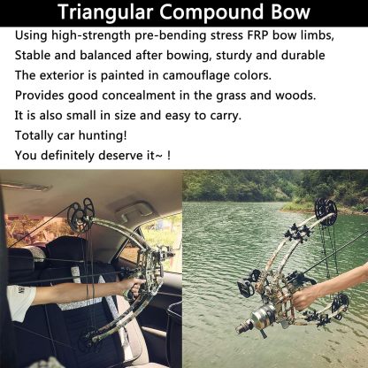 🎯Archery Catapult Triangle Dual-use Compound Bow-AMEYXGS Archery