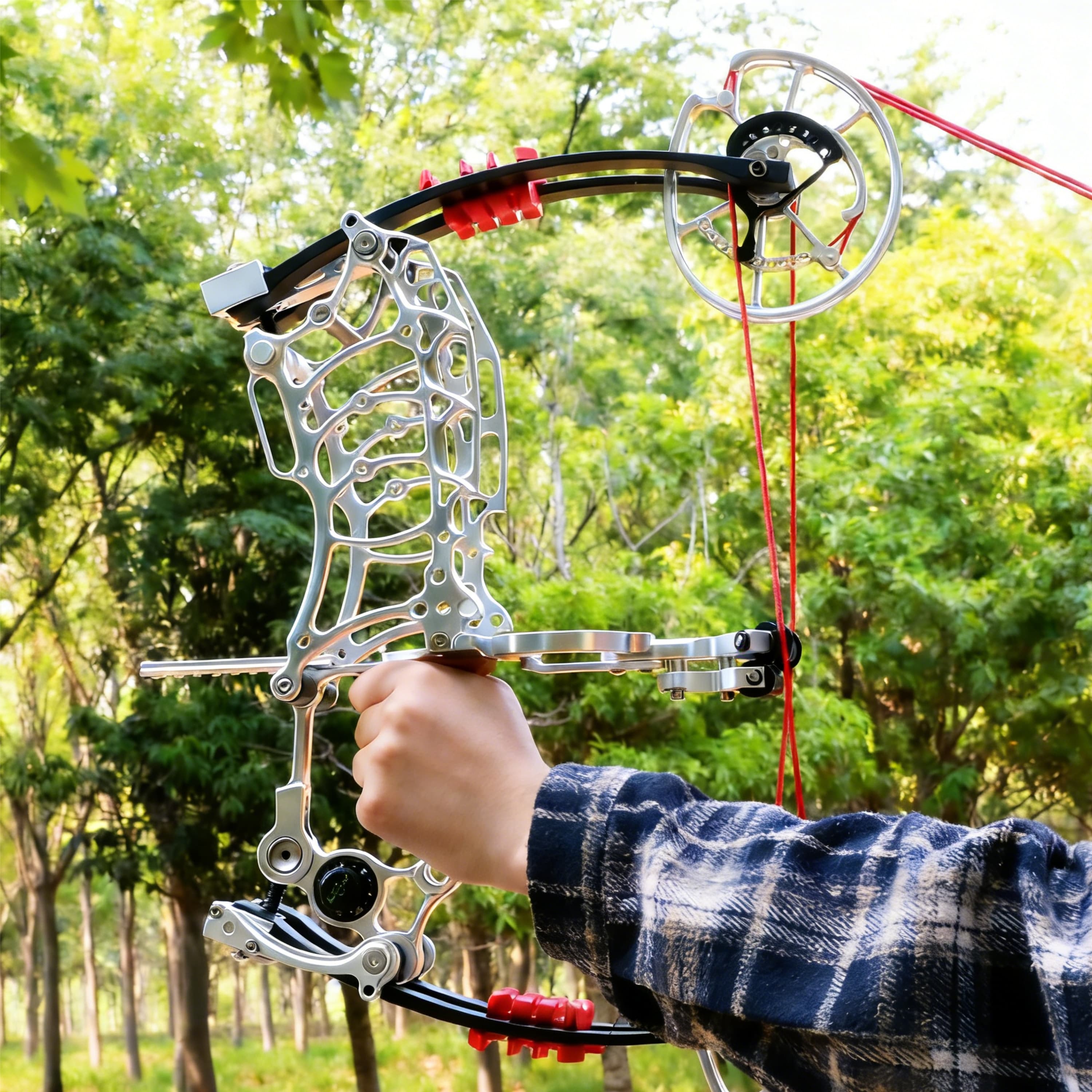 AMEYXGS Compound Bow 30-70LBS Archery Steel Ball RH LH NANO