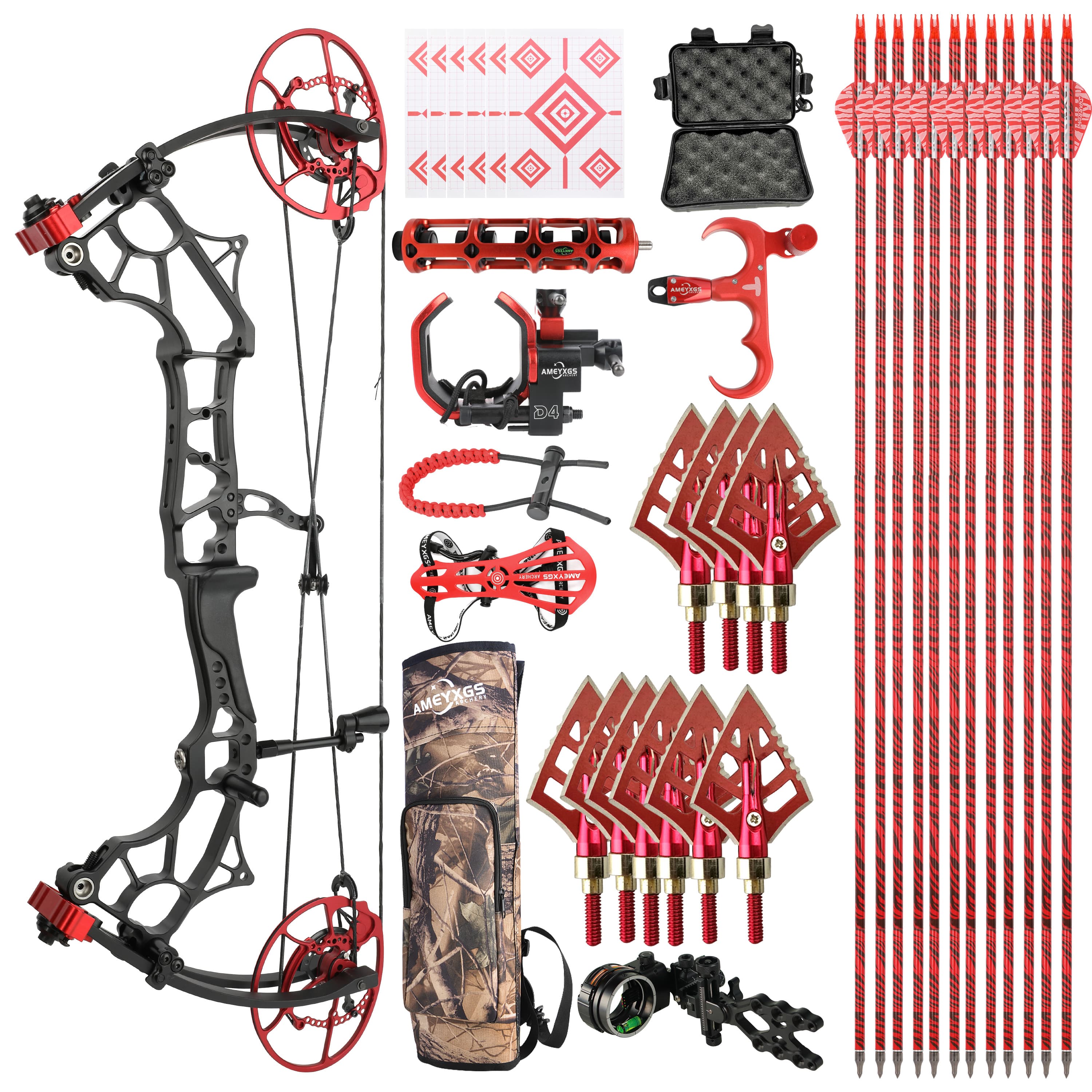 AMEYXGS Compound Bow Shooting Set Archery Hunting Target