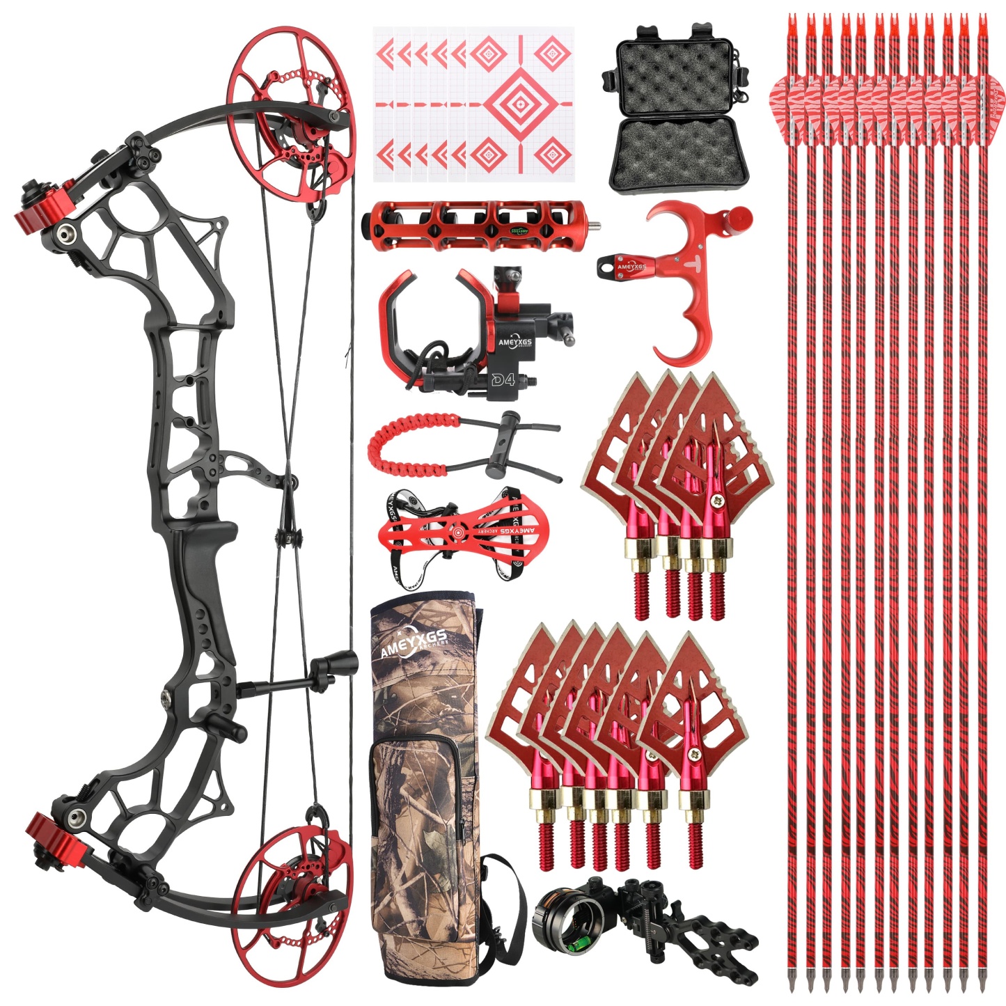 AMEYXGS Compound Bow Shooting Set Archery Hunting Target