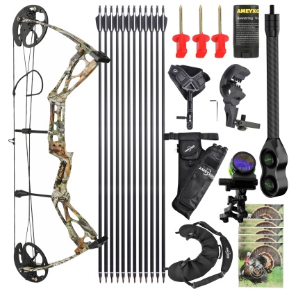 AMEYXGS M133 Compound Bow 0-70LBS Archery Kit with Accessories 