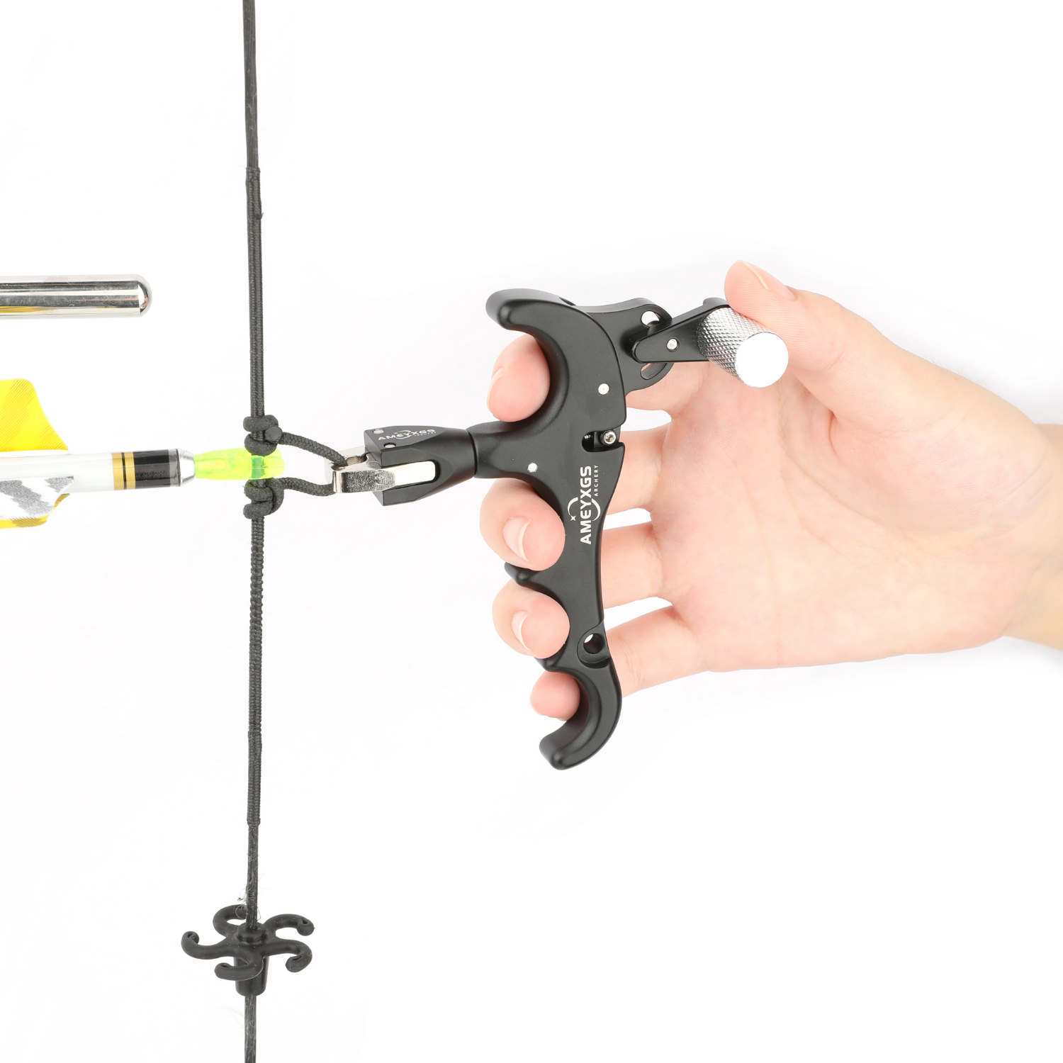 🎯AMEYXGS 4 Finger Release Aids Thumb Trigger Compound Bow-AMEYXGS Archery