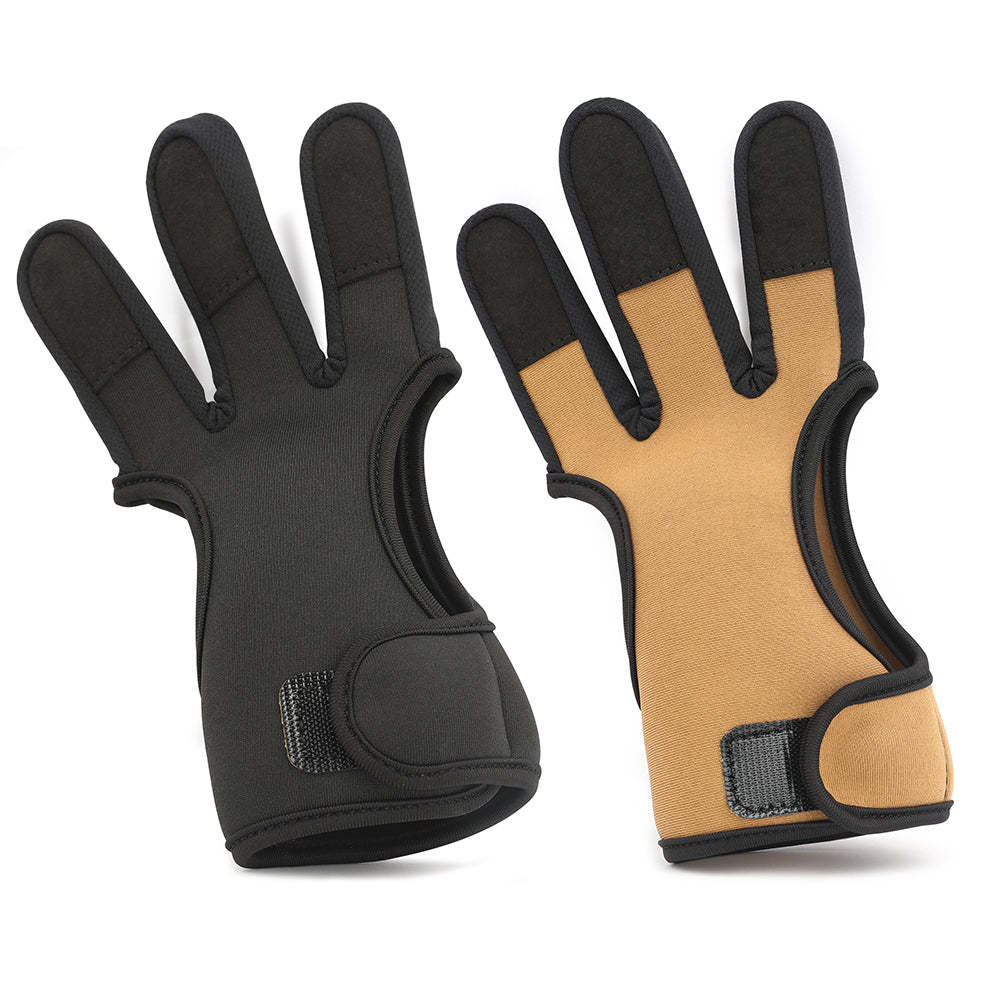 AMEYXGS Archery Glove for Hunting Target Protect 3 Fingers-AMEYXGS Archery