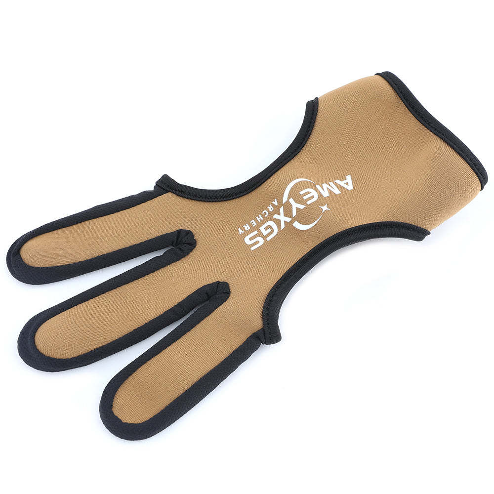 AMEYXGS Archery Glove for Hunting Target Protect 3 Fingers-AMEYXGS Archery