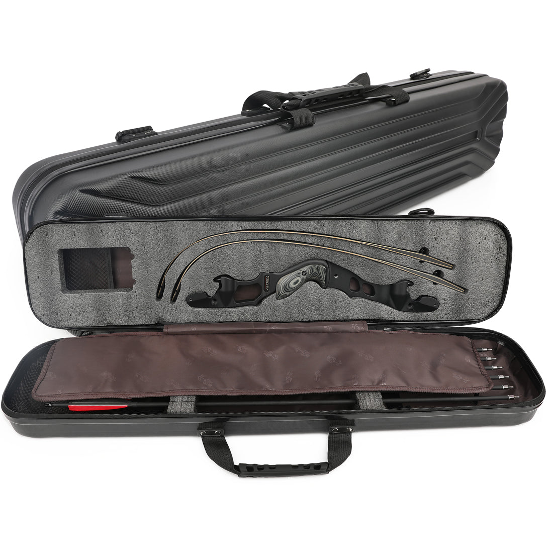 AMEYXGS Archery Takedown Recurve Case With TBOW Bow & Arrows-AMEYXGS Archery