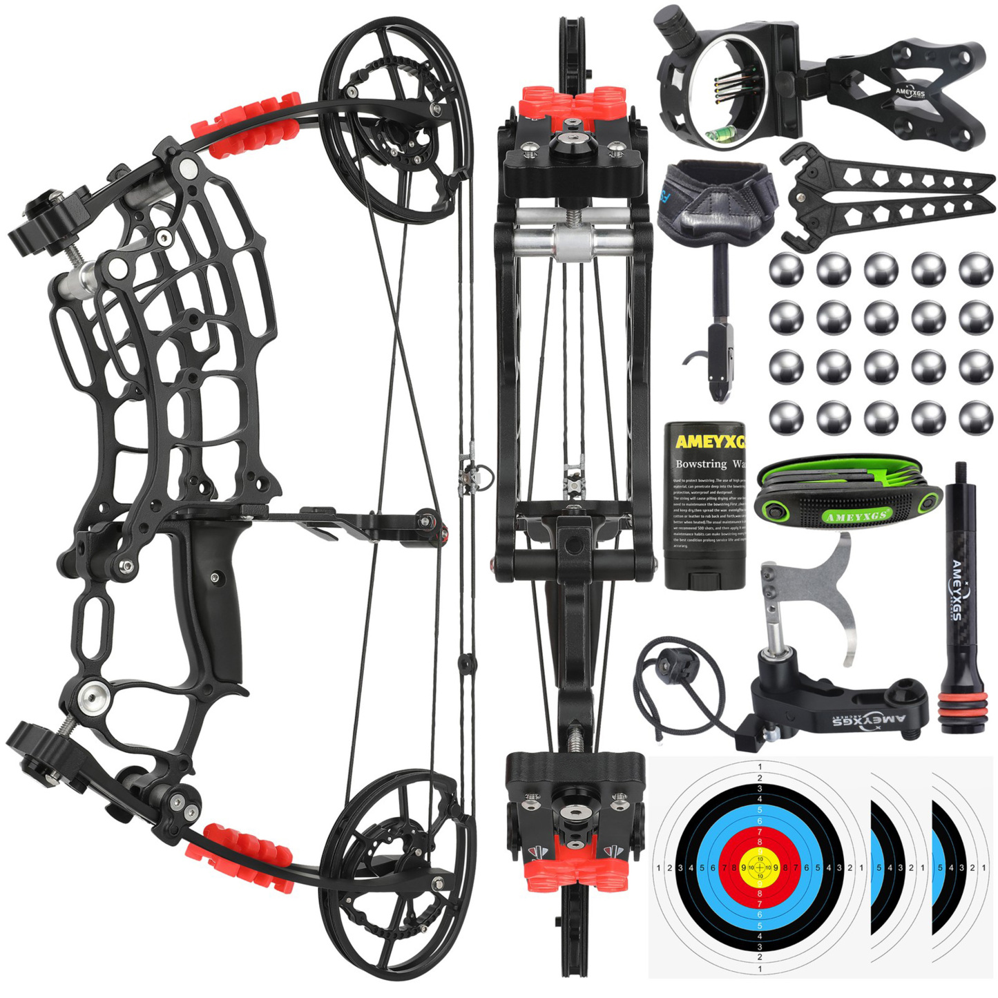 Dual-Use Compound Bow 30-70 lbs Hunting & Target Archery