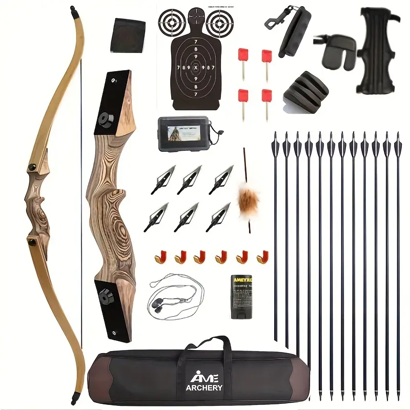 Black Hunter 60inch Rrcueve Bow Bag  60LBS Kit