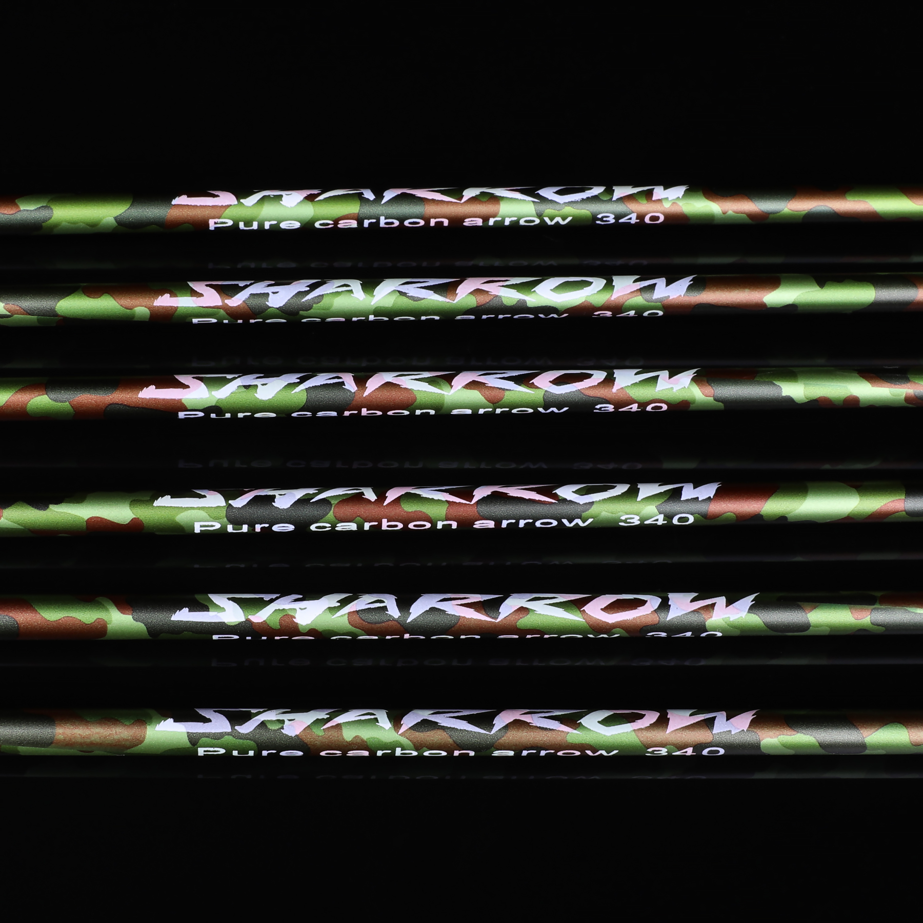 Camo Hunter Carbon Arrows with with Beiter Nock (12pcs/Box)