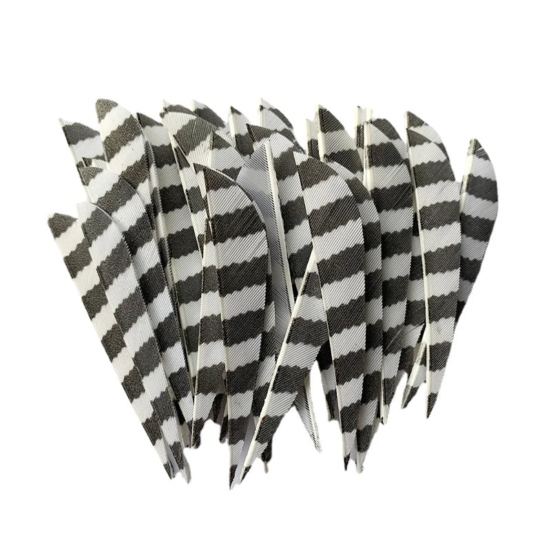 Archery 3" Arrow Feathers Fletchings Parabolic