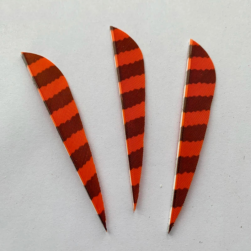 Archery 3" Arrow Feathers Fletchings Parabolic