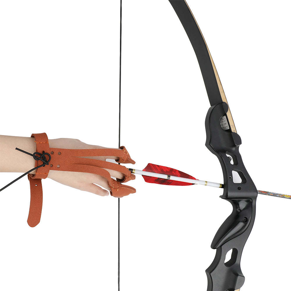 🎯Archery Arm Guard + 3 Finger Glove Protective-AMEYXGS Archery