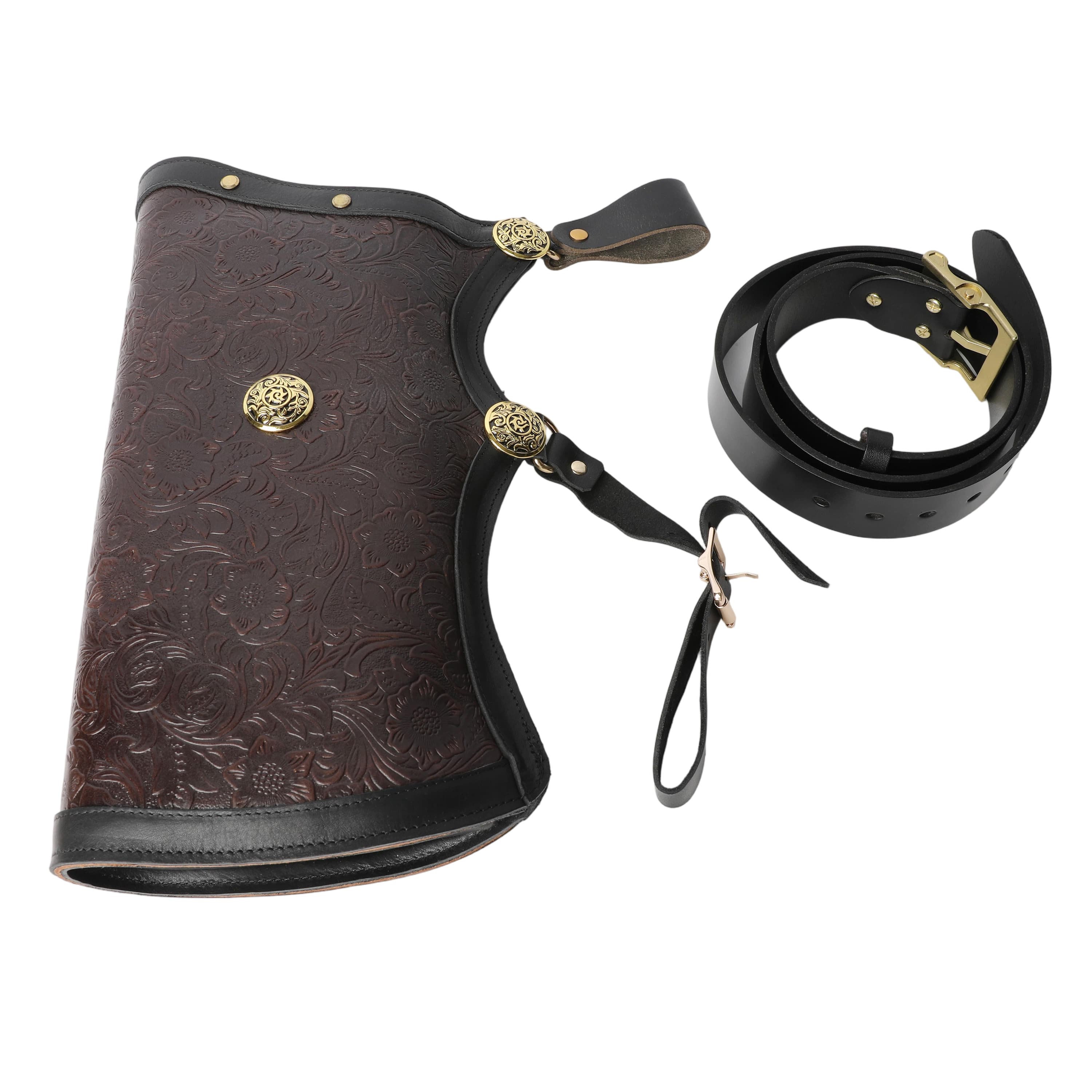 Archery Arm Guard Arrow Quiver Synthetic Leather Protective Shooting