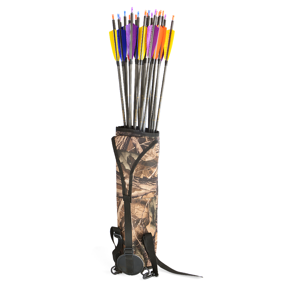 Archery Arrow Quiver Bag Holder Backpack Shoulder