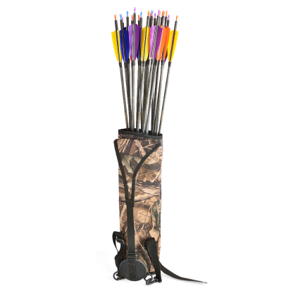 Archery Arrow Quiver Bag Holder Backpack Shoulder