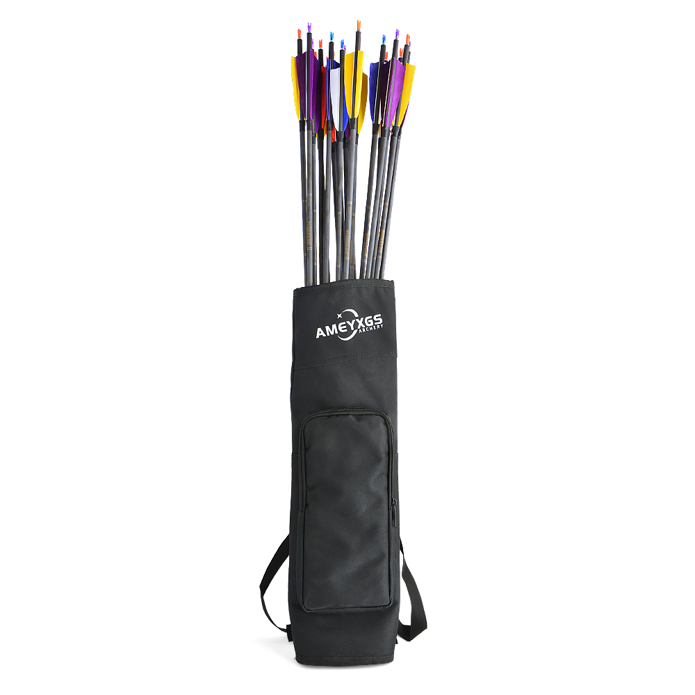 Archery Arrow Quiver Bag Holder Backpack Shoulder