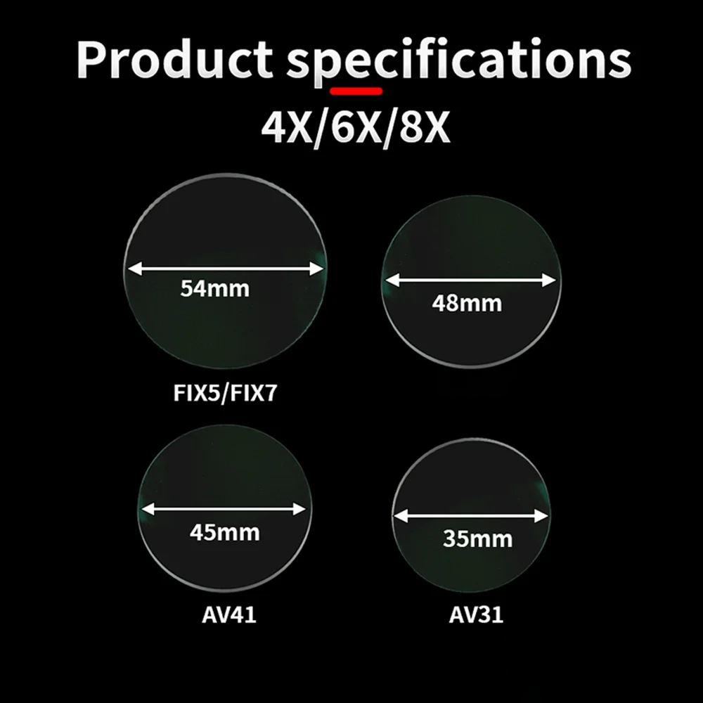 Archery Bow Sight Scope Lens Series 4x/6x/8x