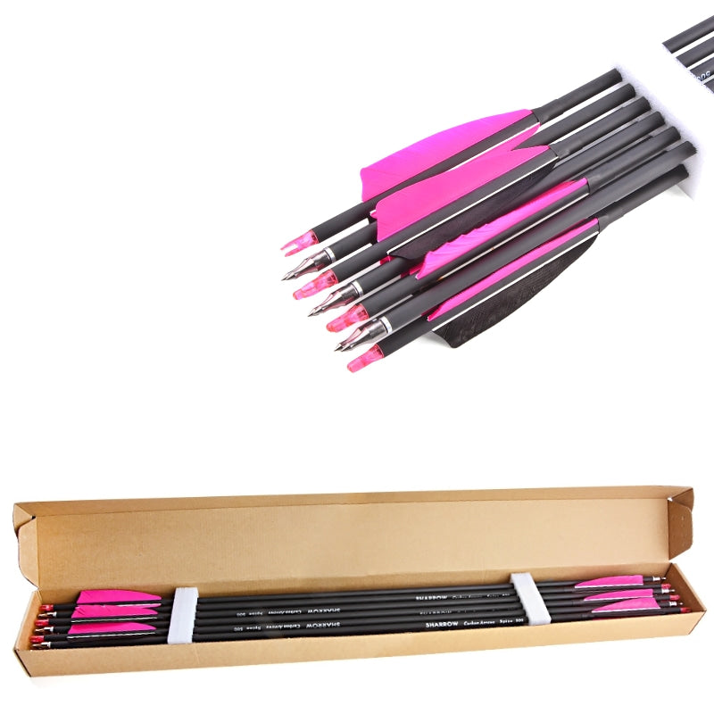 🎯Archery Carbon Arrow for Hunting Shooting-AMEYXGS Archery