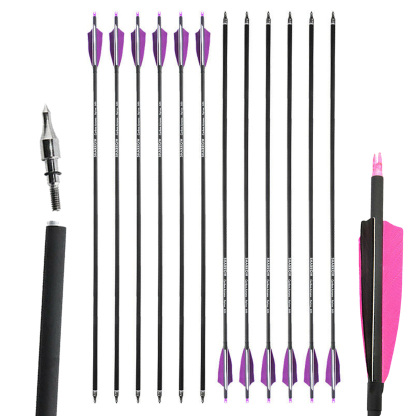 Archery 30" Carbon Arrows for Hunting Shooting