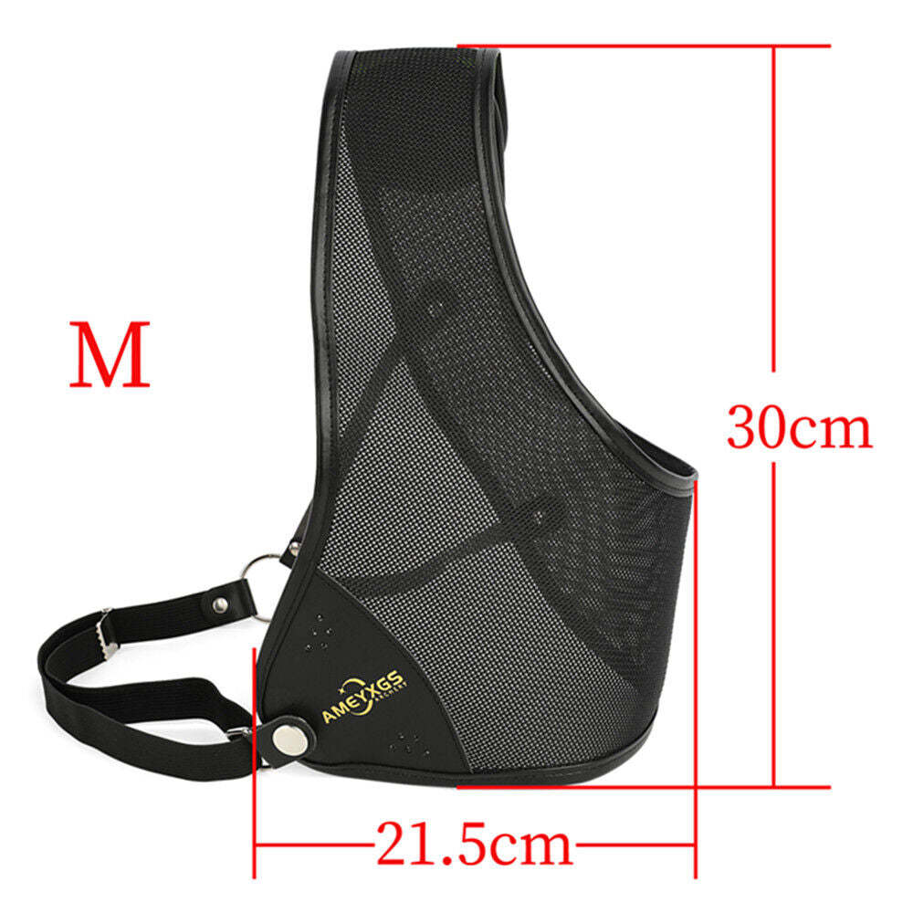 🎯Archery Chest Guard Cowhide Chest Protectors Left Side Adjustable Safety-AMEYXGS Archery