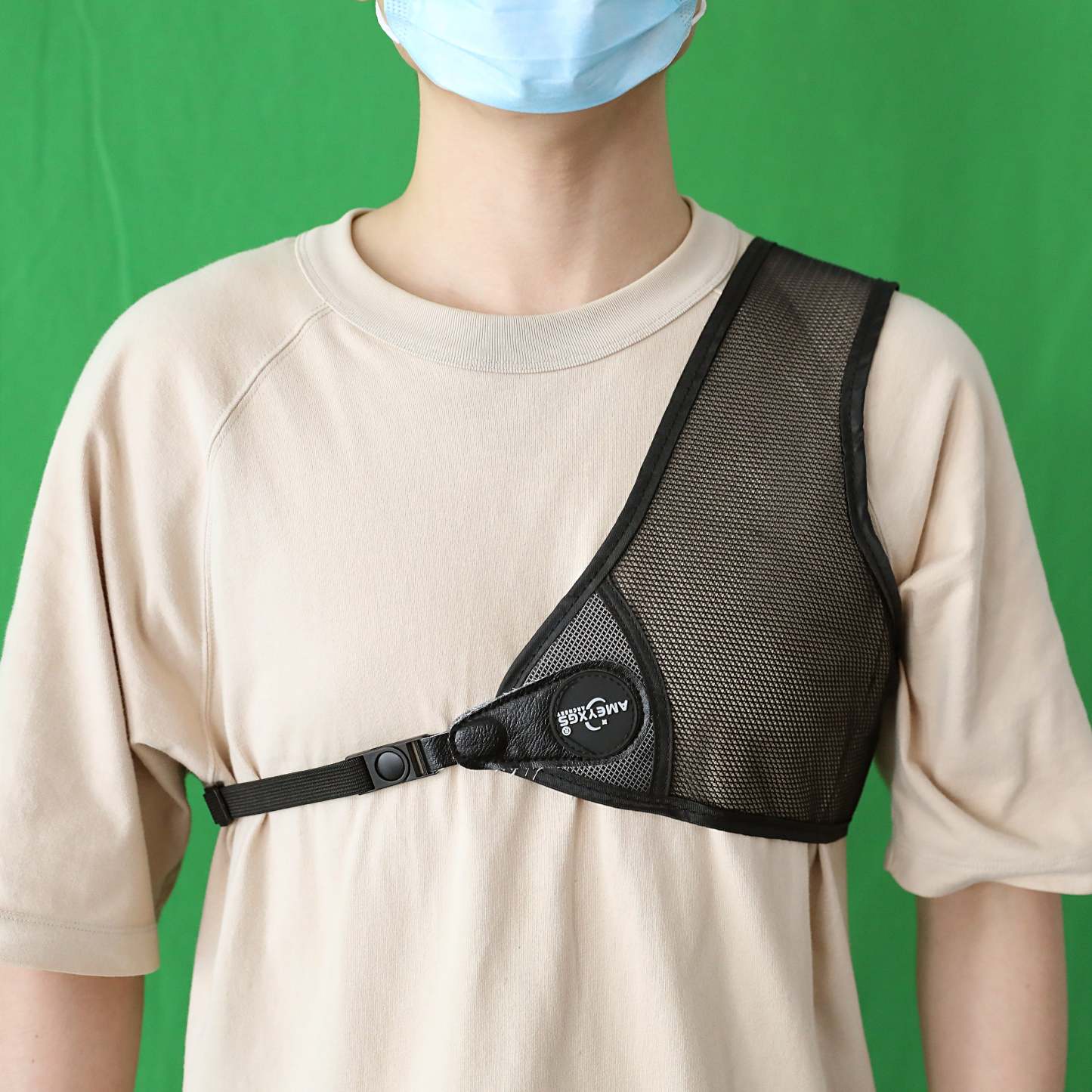🎯Archery Chest Guard Cowhide Chest Protectors Left Side Adjustable Safety-AMEYXGS Archery