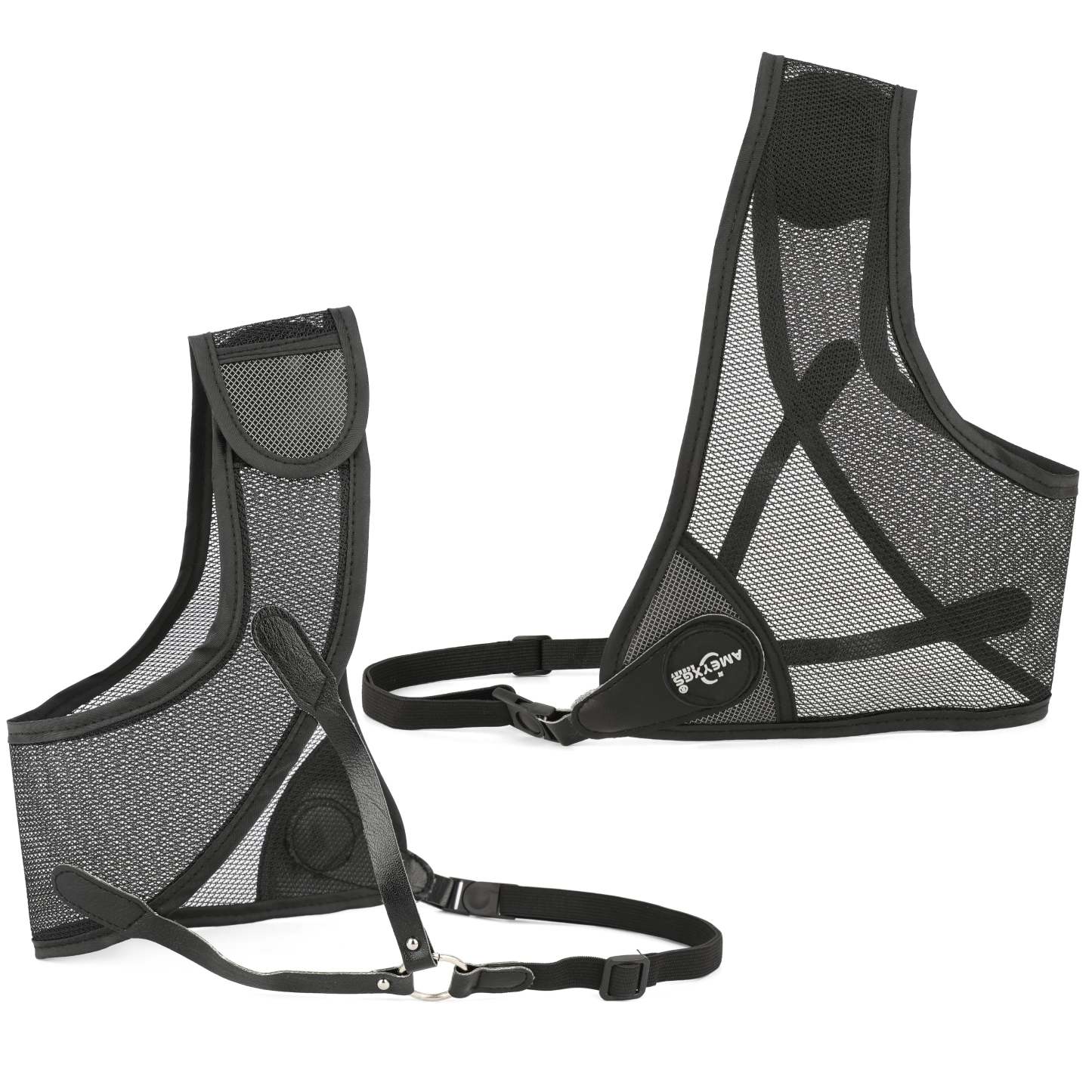 🎯Archery Chest Guard Cowhide Chest Protectors Left Side Adjustable Safety-AMEYXGS Archery