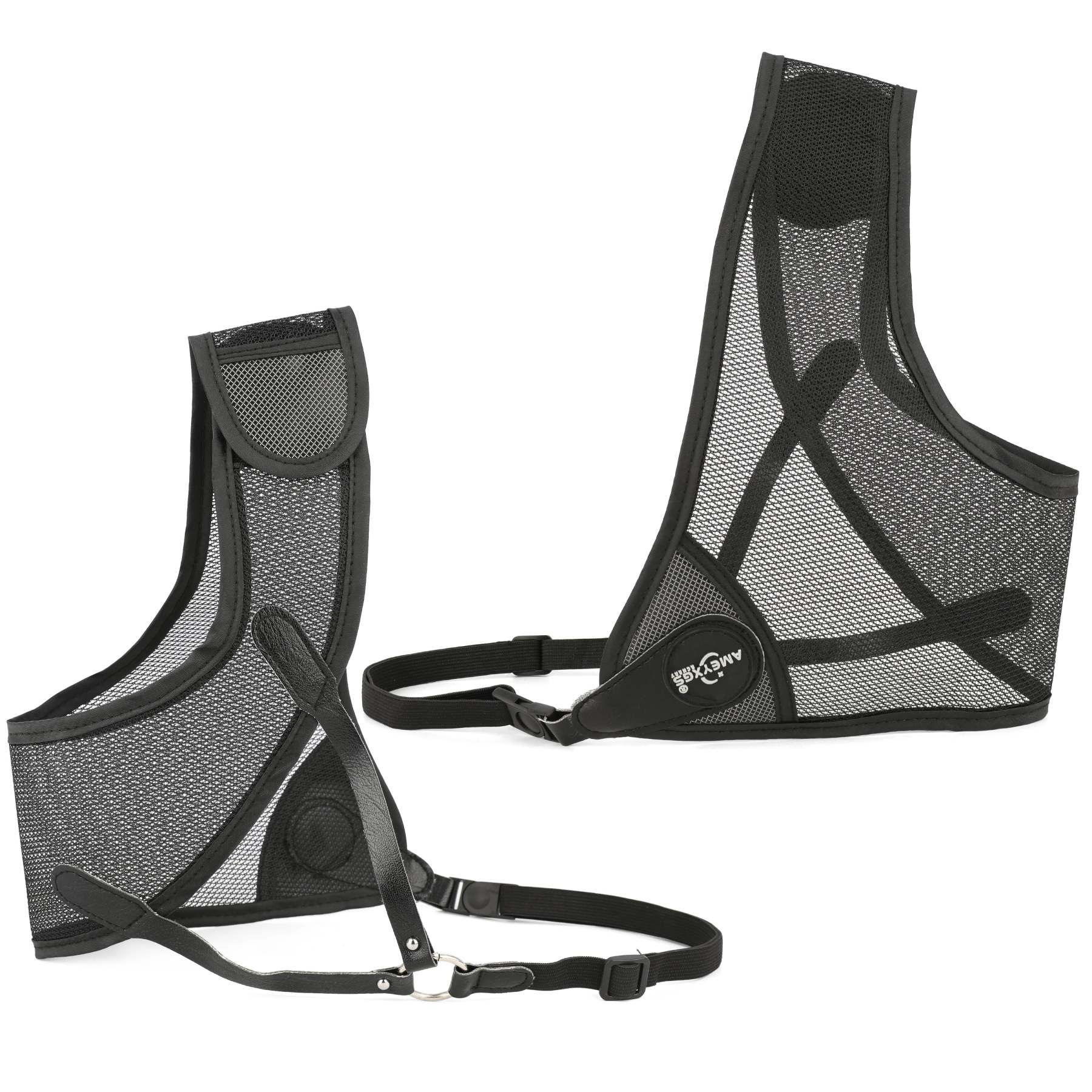 🎯Archery Chest Guard Cowhide Chest Protectors Left Side Adjustable Safety-AMEYXGS Archery