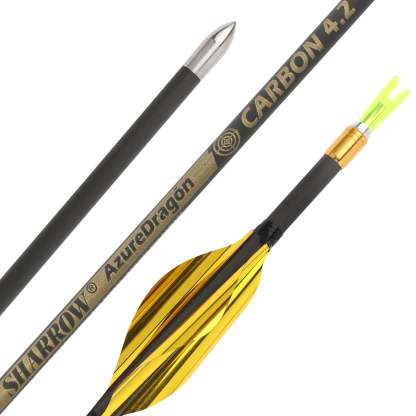 🎯AMEYXGS Archery Competitive 4.2mm Target Arrows Carbon Arrow Spine 700/800/900/1000-AMEYXGS Archery