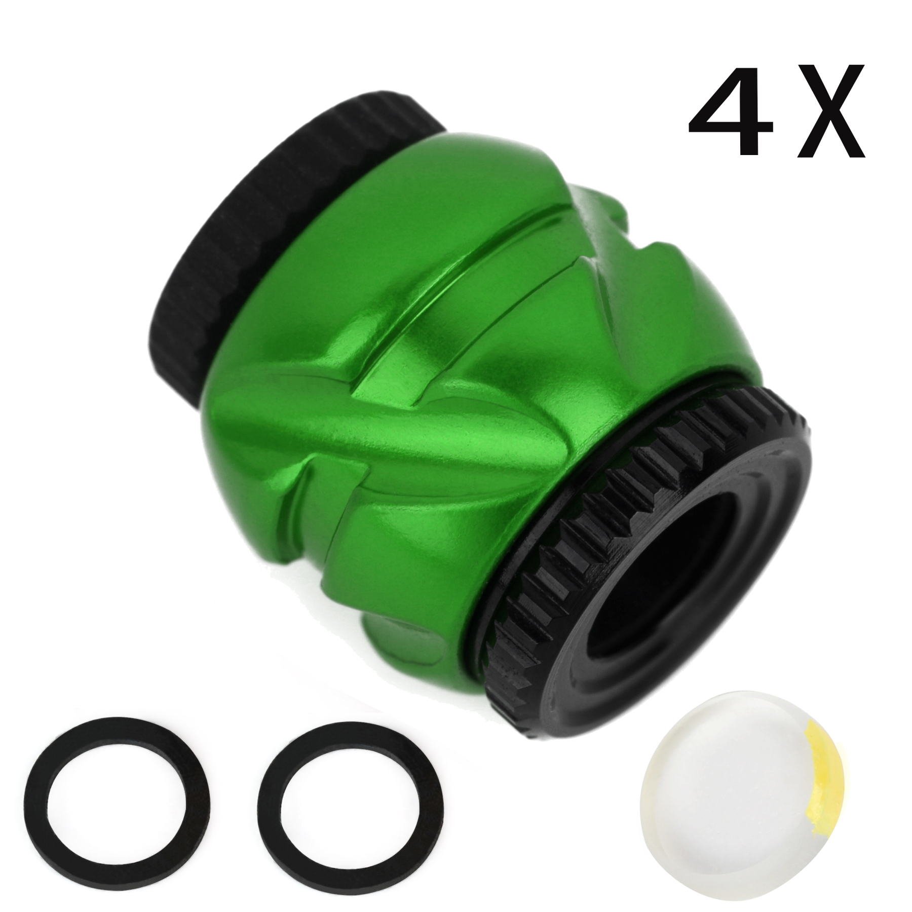 Archery Compound Bow Peep Sight with 4X 6X 8X Clarifier Lens