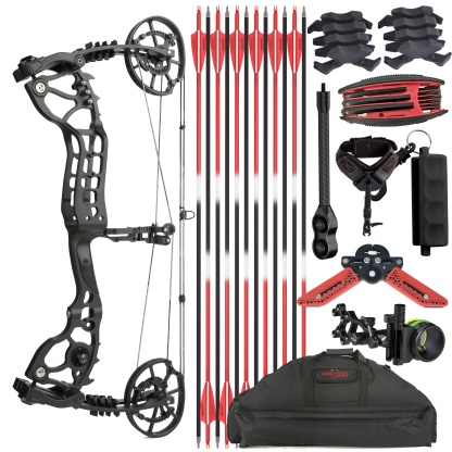 Archery Compound Bow and Arrow Kit 20-70LBS for Hunting Shooting