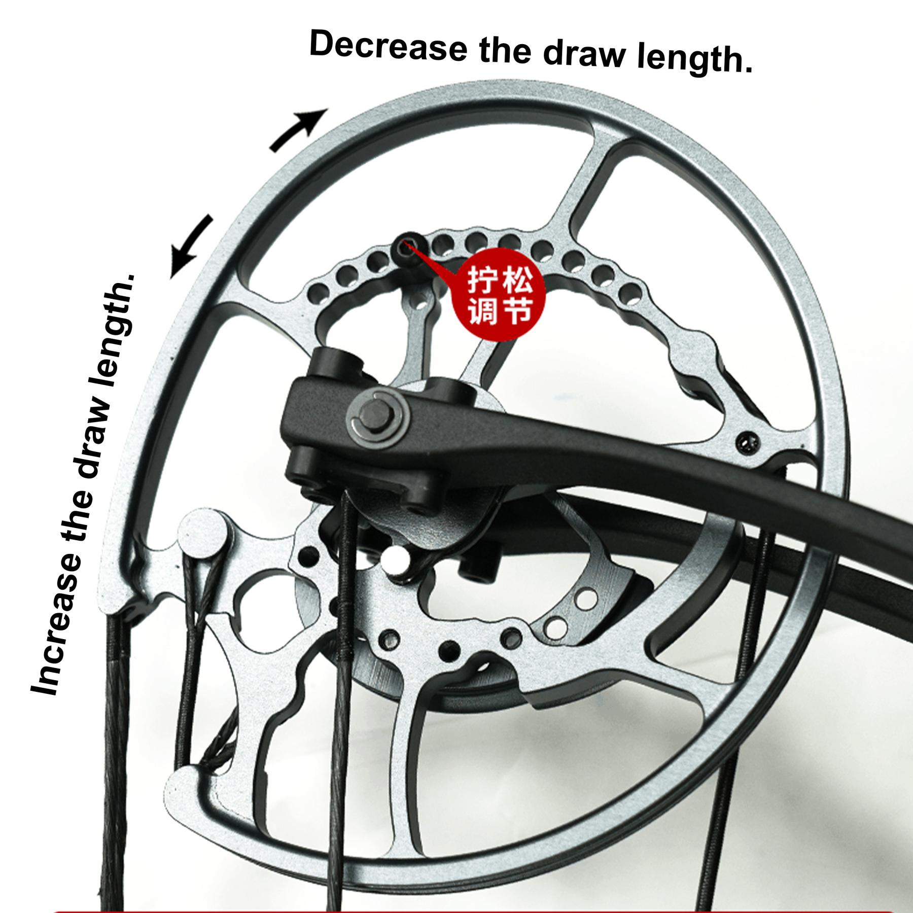 Archery Compound Bow for Hunting Target 30-65lbs 80% Let Off