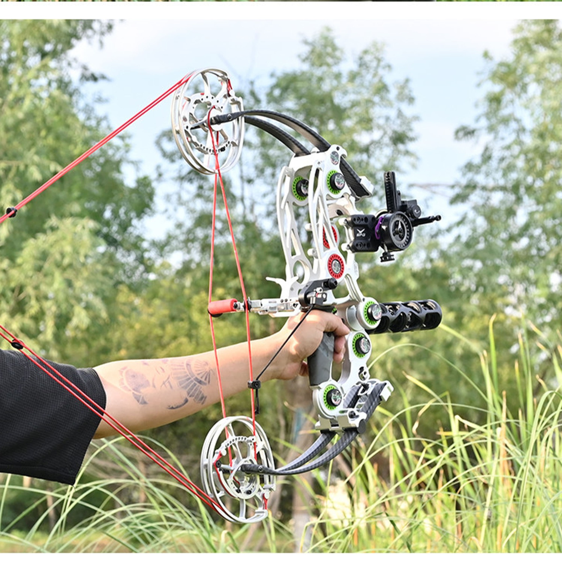 Archery Dual-use Ball Compound Bow Hunting Kit 40-65lbs 