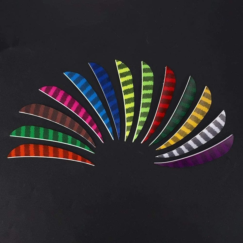 🎯2'' Archery Feather Arrow Turkey Fletching Practice Target Arrows-AMEYXGS Archery
