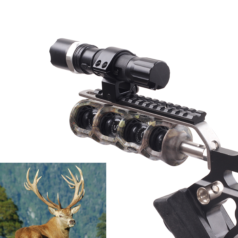 Archery Flashlight Bracket Outdoor Tactical Metal Support