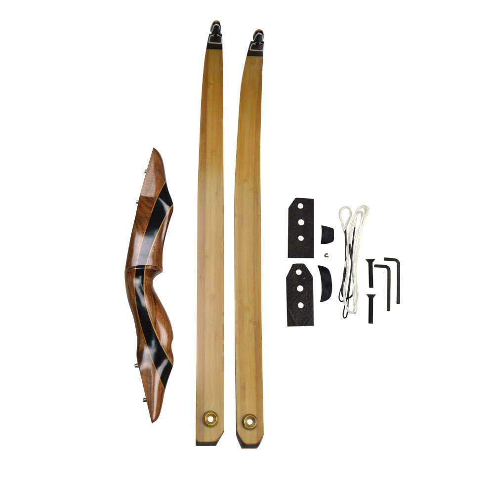 Archery Hunting Traditional Take Down Recurve Bow-AMEYXGS Archery