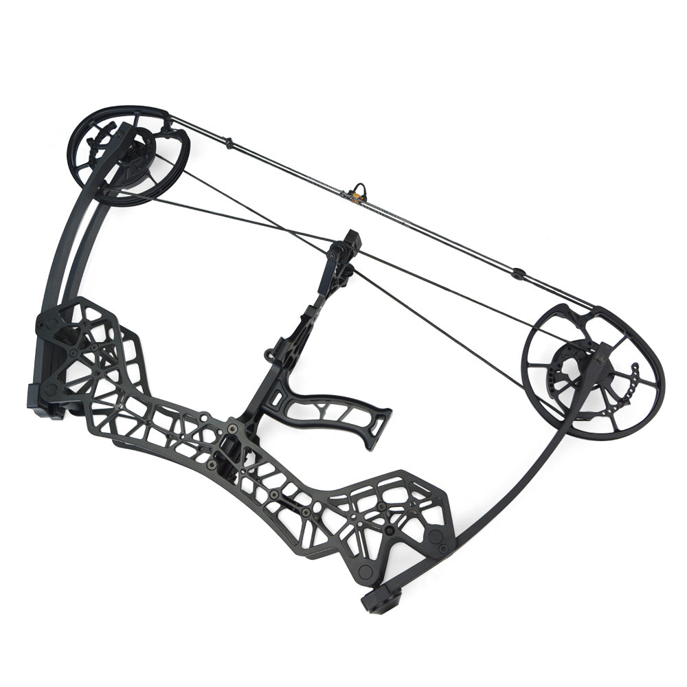 Arc à Poulies 2025-BOW Full Metal 60LBS - Repeating Compound Bow Avec 40 Billes - Neuf