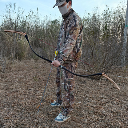 64'' Archery One-Piece Traditional Longbow 