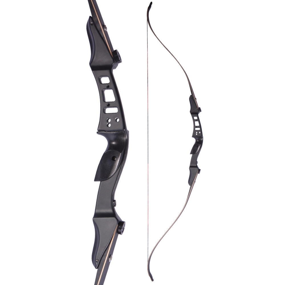 60 Archery Recurve Bow ET-1 ILF 17 Riser with N3 Carbon Fiber Limb R