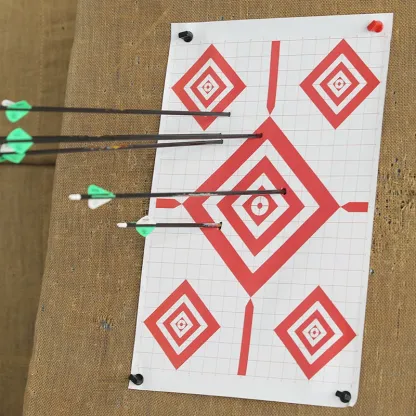 Archery Target Paper 17x25" Red Diamond Shooting Target