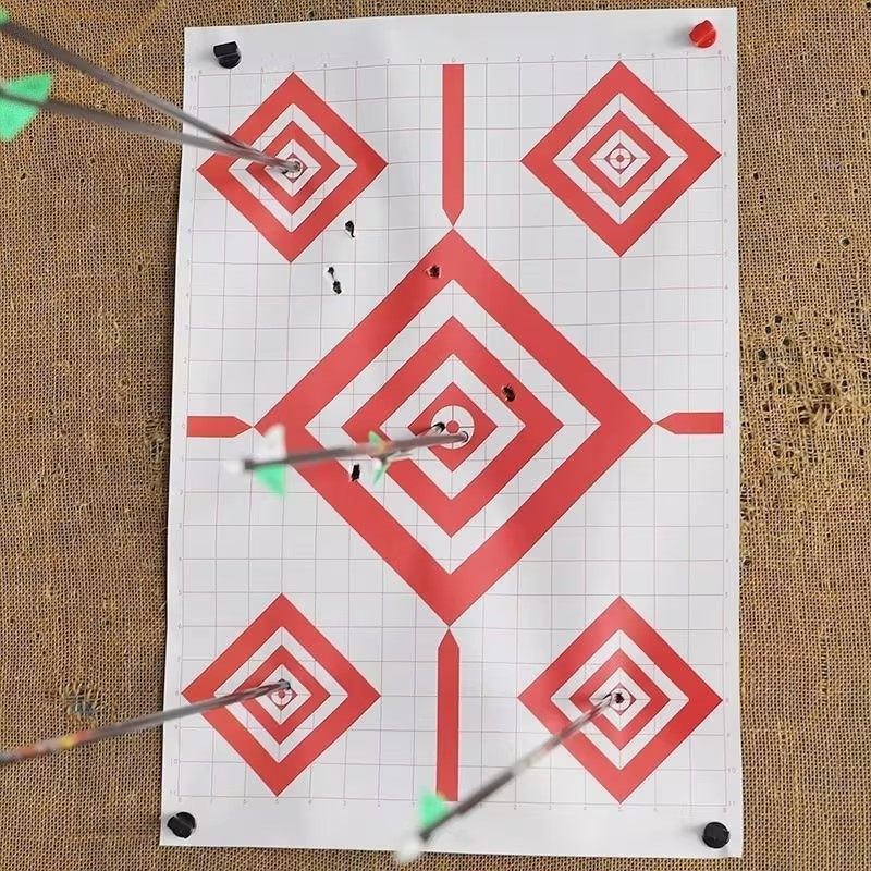 Archery Target Paper 17x25" Red Diamond Shooting Target