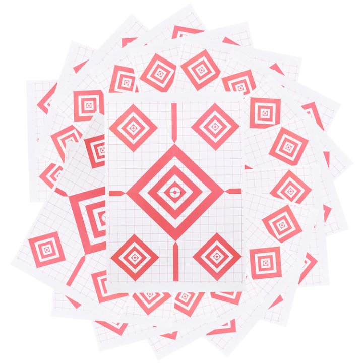 Archery Target Paper 17x25" Red Diamond Shooting Target