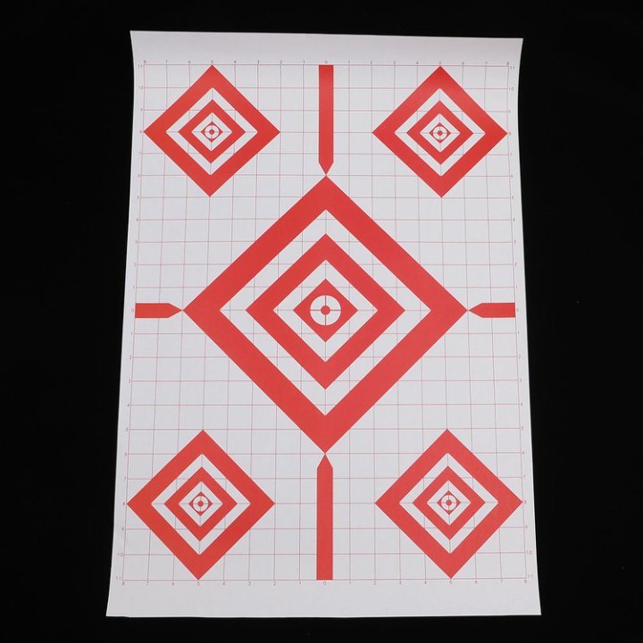 Archery Target Paper 17x25" Red Diamond Shooting Target