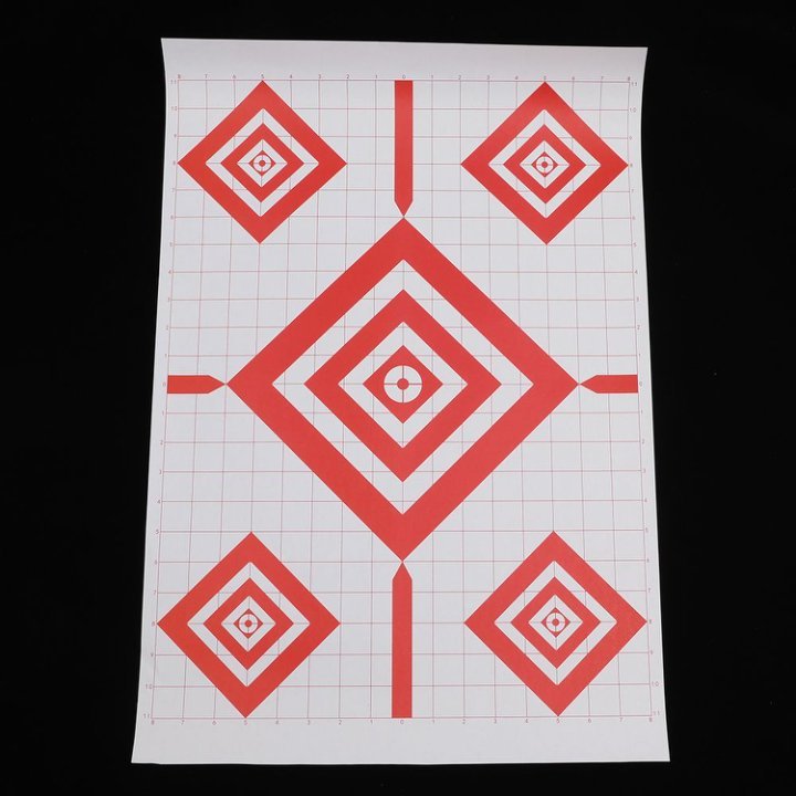 Archery Target Paper 17x25" Red Diamond Shooting Target