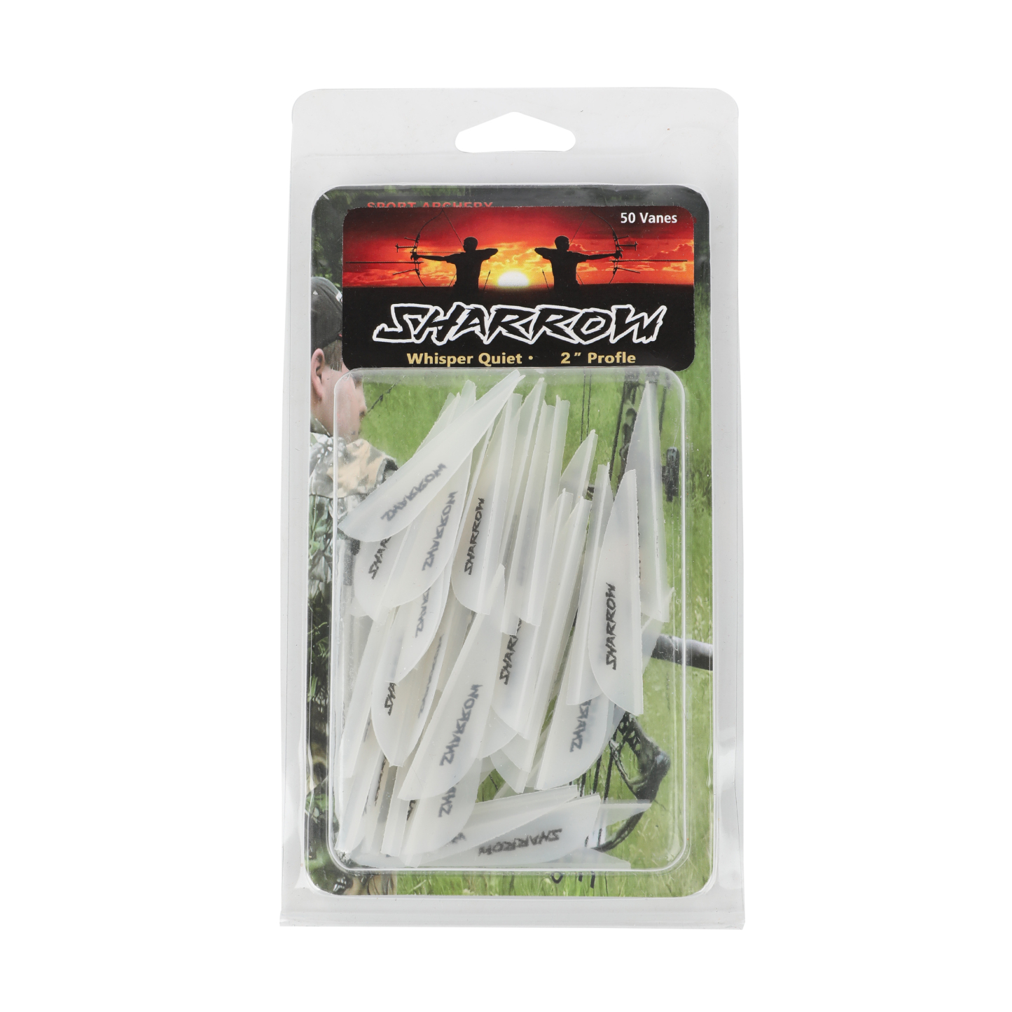 Transparent Arrow Vanes 2/3/4 Inch Hunting Archery Feather Fletching