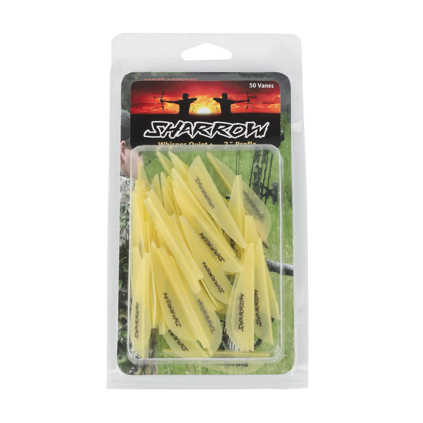 Transparent Arrow Vanes 2/3/4 Inch Hunting Archery Feather Fletching